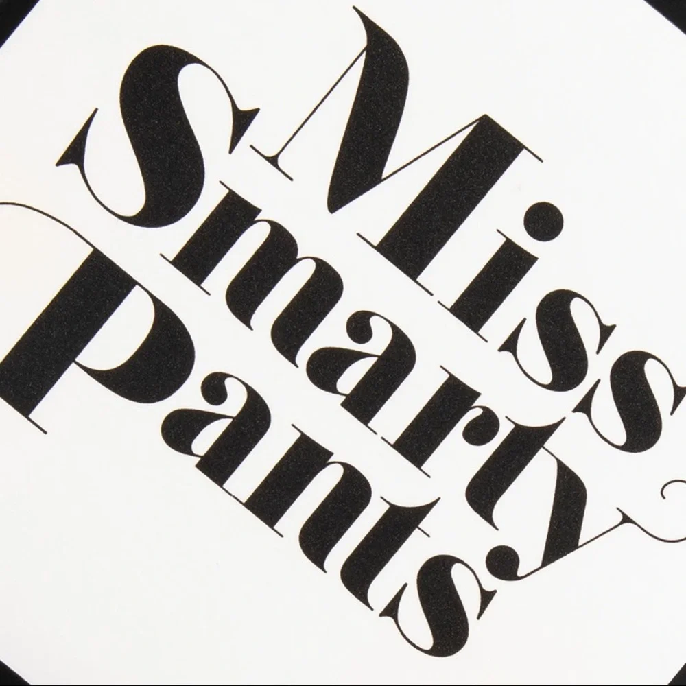 Miss Smarty Pants Compact Mirror Pocket Papyrus